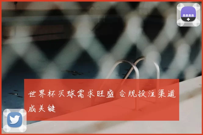 世界杯买球需求旺盛 合规投注渠道成关键