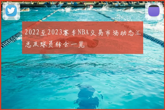 2022至2023赛季NBA交易市场动态汇总及球员转会一览