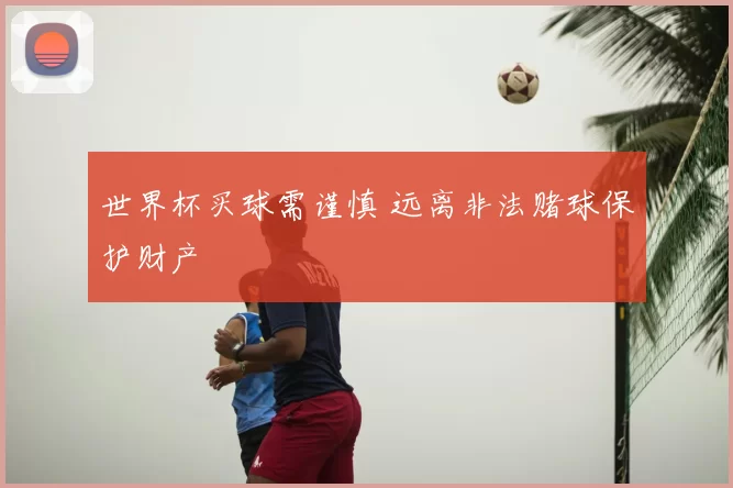 世界杯买球需谨慎 远离非法赌球保护财产